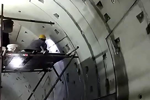 金昌地铁堵漏现场视频